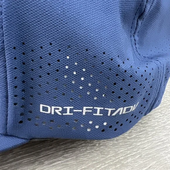 Nike Dri-FIT ADV Rise Structured Swoosh Blue Hat Cap Size L/XL NEW - Picture 5 of 13